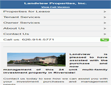 Tablet Screenshot of landview.biz